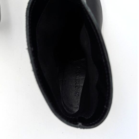 Nordstrom Atema Pull-On Kitten Heel Bootie Women's Black Size US6.5 EU37 - Picture 10 of 10
